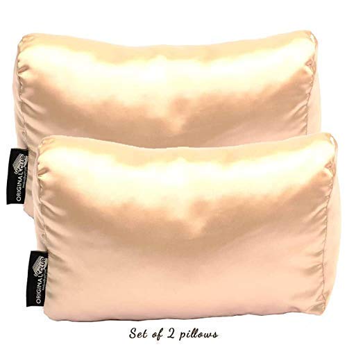 Luxury Satin Pillow Bag Shaper Set of 2 - Compatible with Prada Small & Medium Designer Handbags | Perfect for Bag Storage, Display & Protection