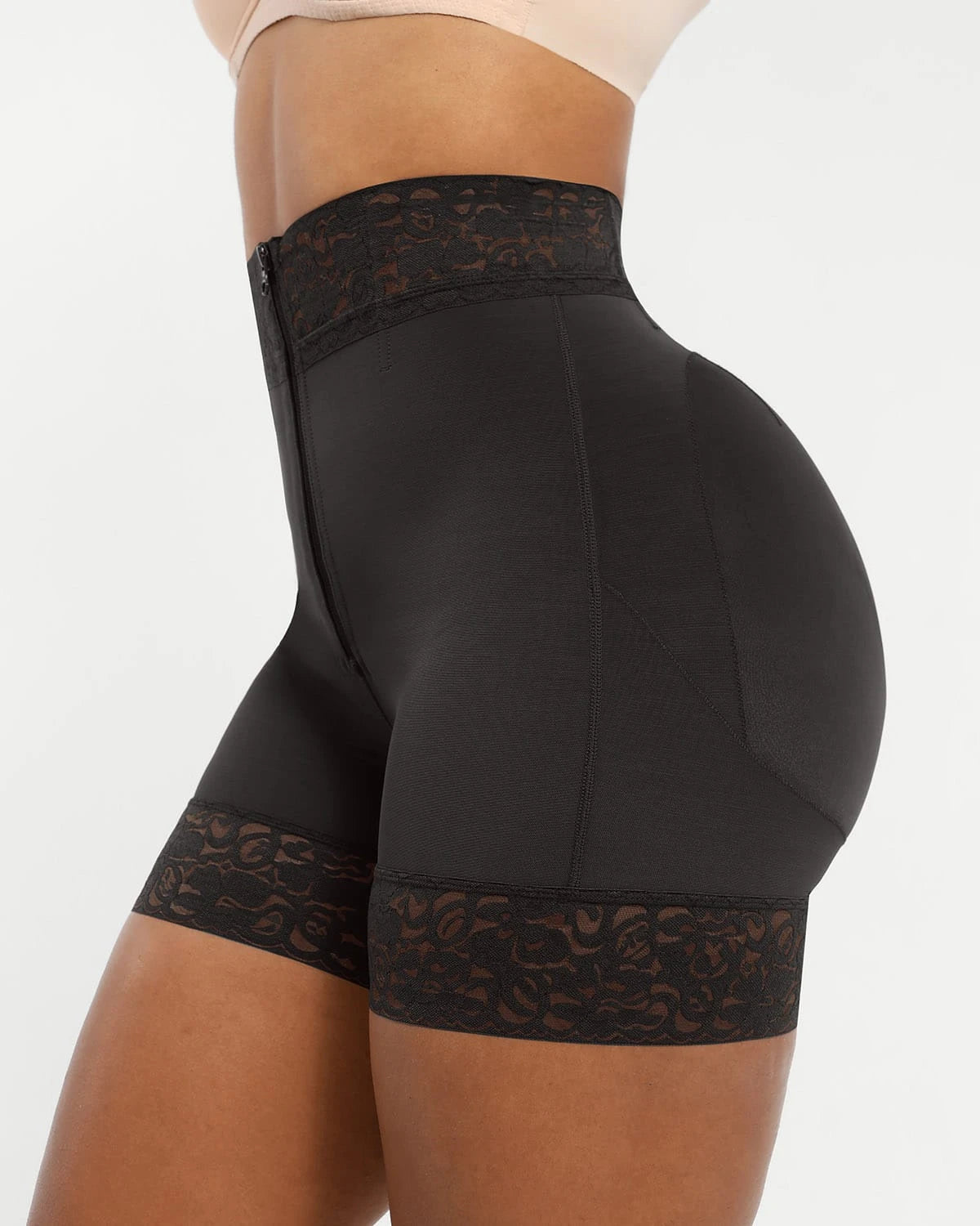 AirSlim® Mid Rise Steel Boned Butt Lifting Shapewear Shorts - Tummy Control & Body Shaper for Women - Perfect for Workout, Dress Wear & Everyday Comfort