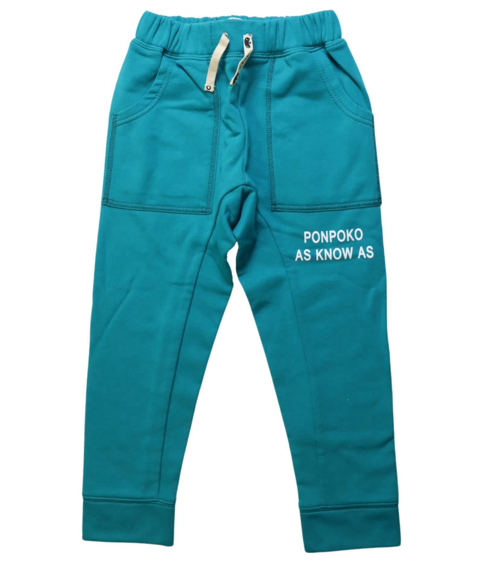 Ponpoko Casual Pants for Toddlers 4T - Soft & Comfortable Kids' Playwear for Everyday Wear, Playdates, and Preschool Activities