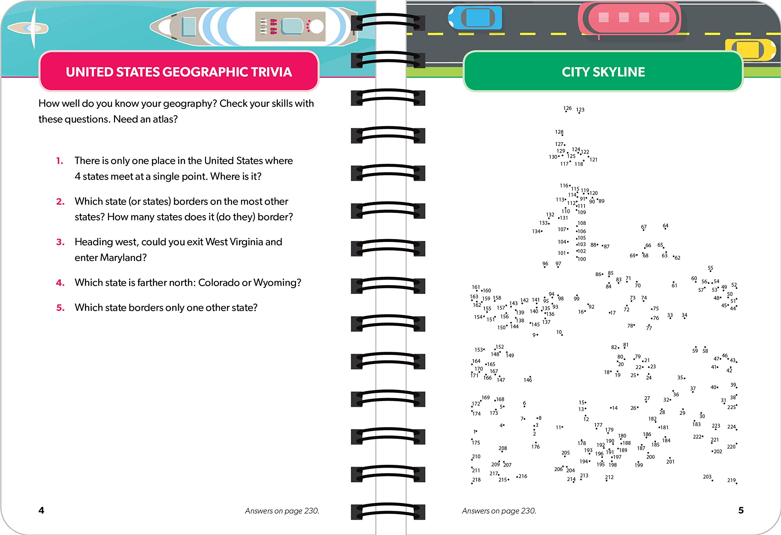 Brain Games - Travel Puzzles & Games for Road Trips