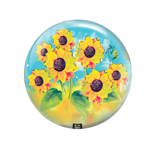 Brunswick Sunflower Viz-A-Ball Bowling Ball – High Performance Reactive Resin for Strikes & Spares | Perfect for League Play & Casual Bowling