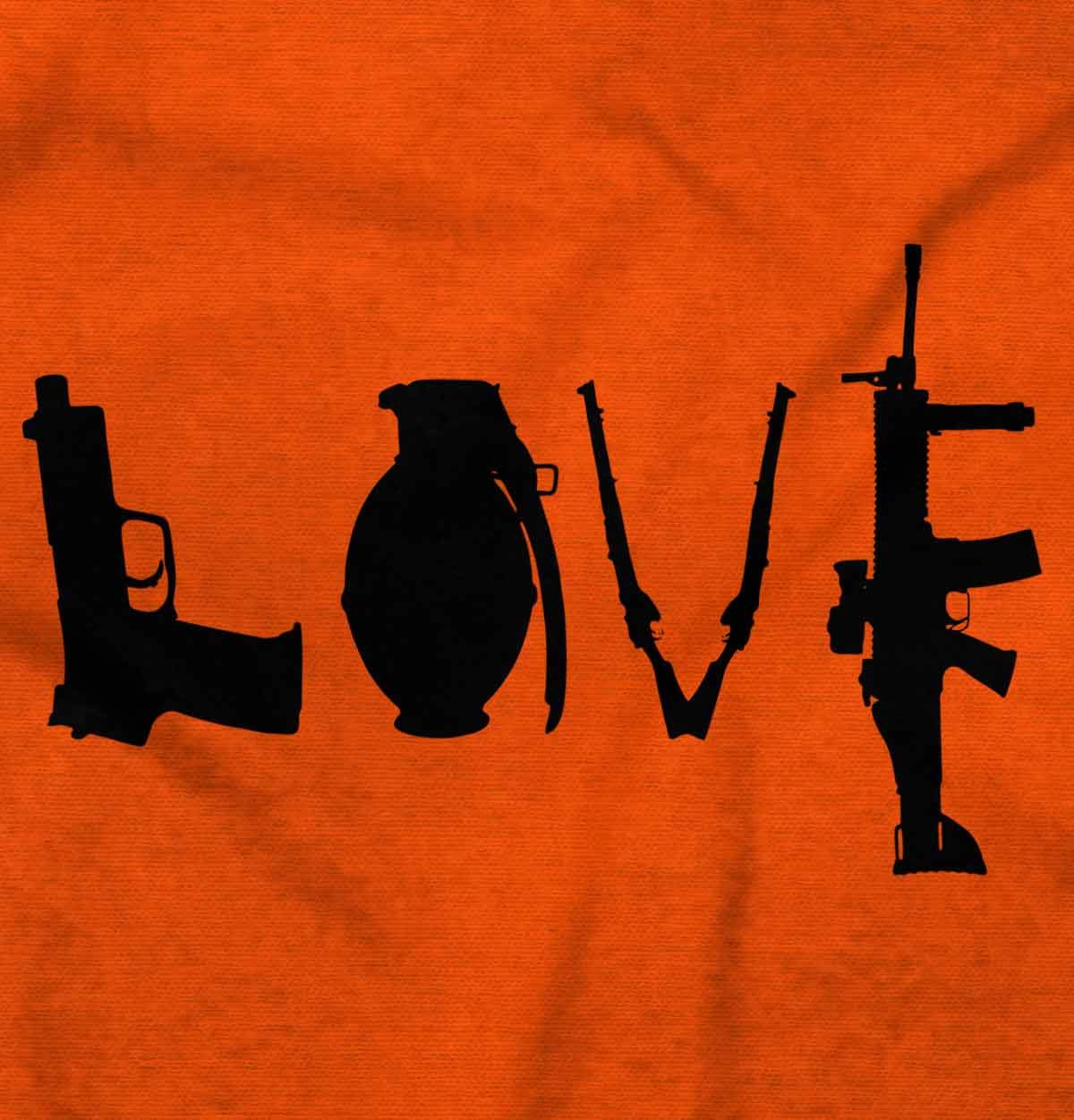 Love Pistol Rifle Arms Owner America Women's Graphic T-Shirt | Patriotic Gun Rights Tee for Shooting Range & Outdoor Activities