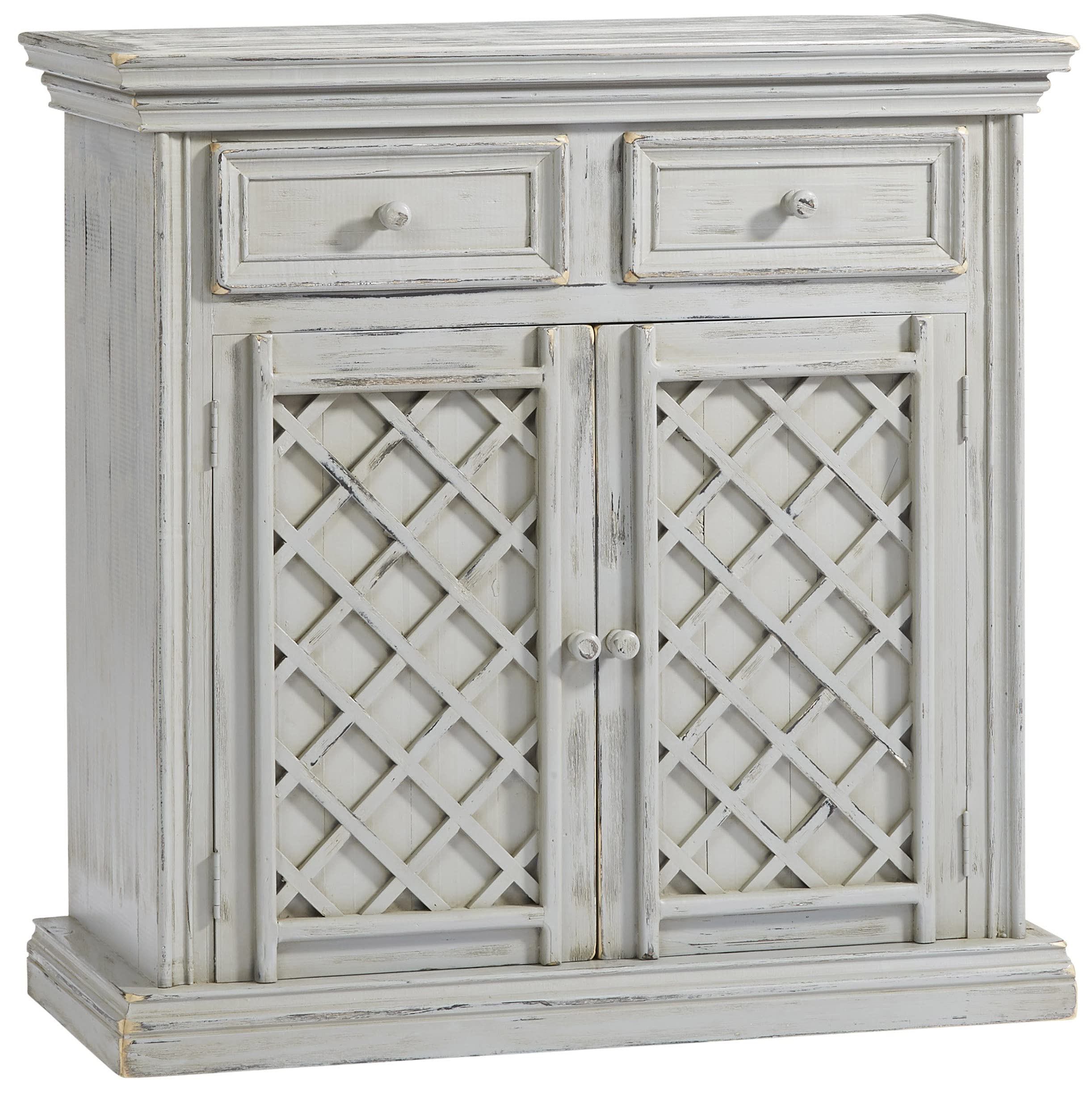 Progressive Furniture Audrey Accent Cabinet in Gray - Stylish Storage Solution for Living Room, Bedroom & Entryway