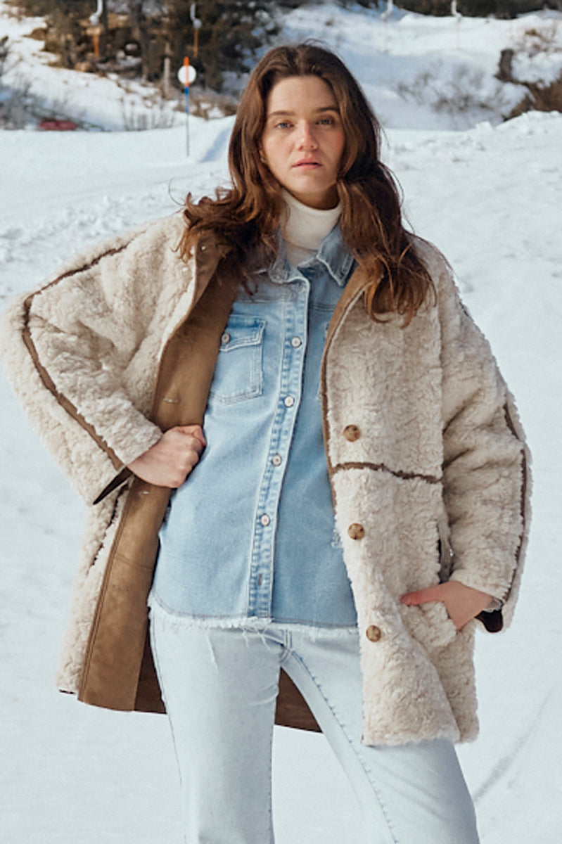 Lori Women's Denim Jacket - Classic Blue Distressed Vintage Style for Casual Outfits | Perfect for Spring, Fall & Layering