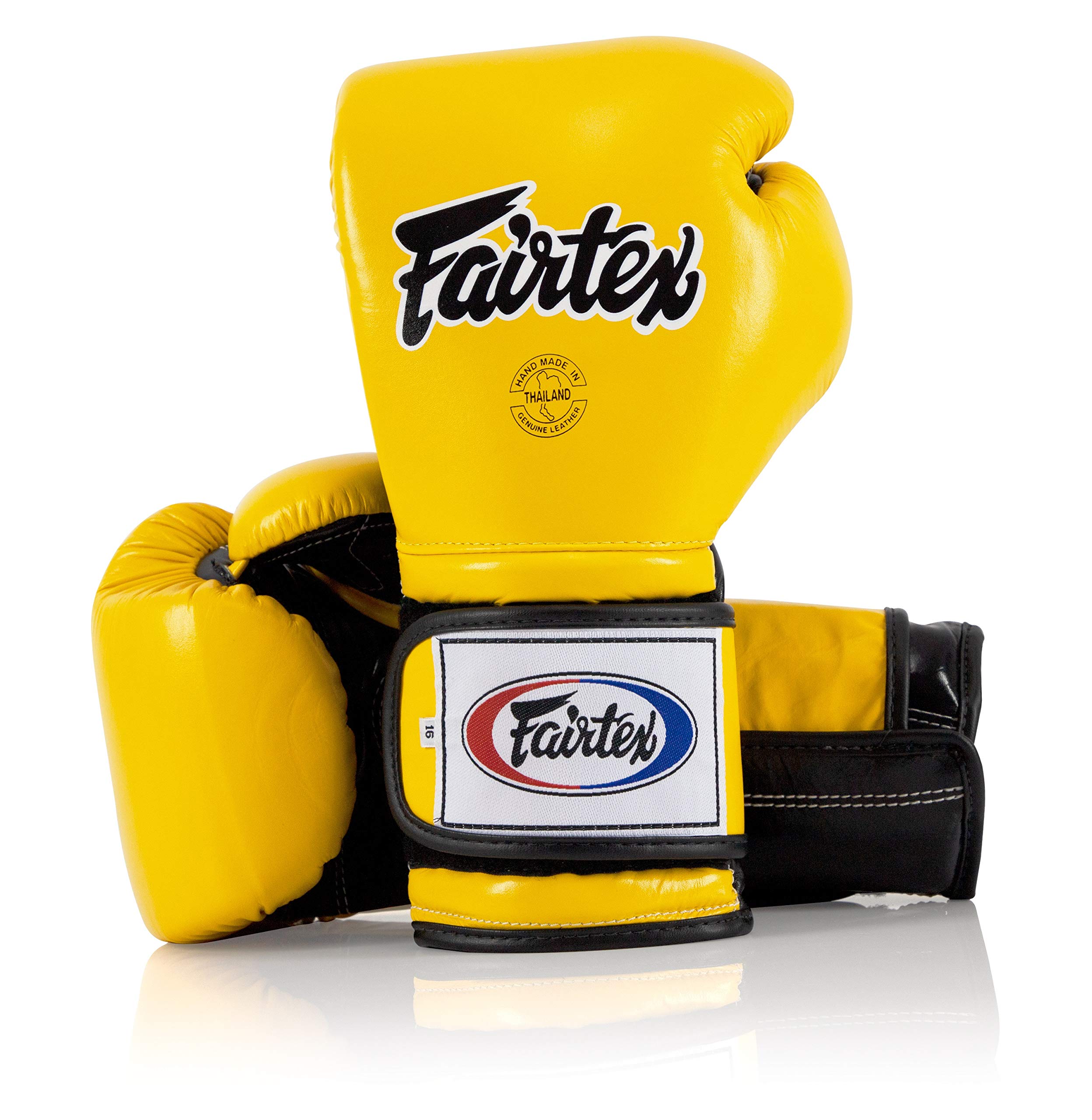 Fairtex BGV9 Muay Thai Boxing Gloves for Professionals & Trainers - Mexican Style MMA Gloves for Heavy Hitters | Lightweight, Shock-Absorbent Punching Gloves for Kickboxing, Sparring & Training