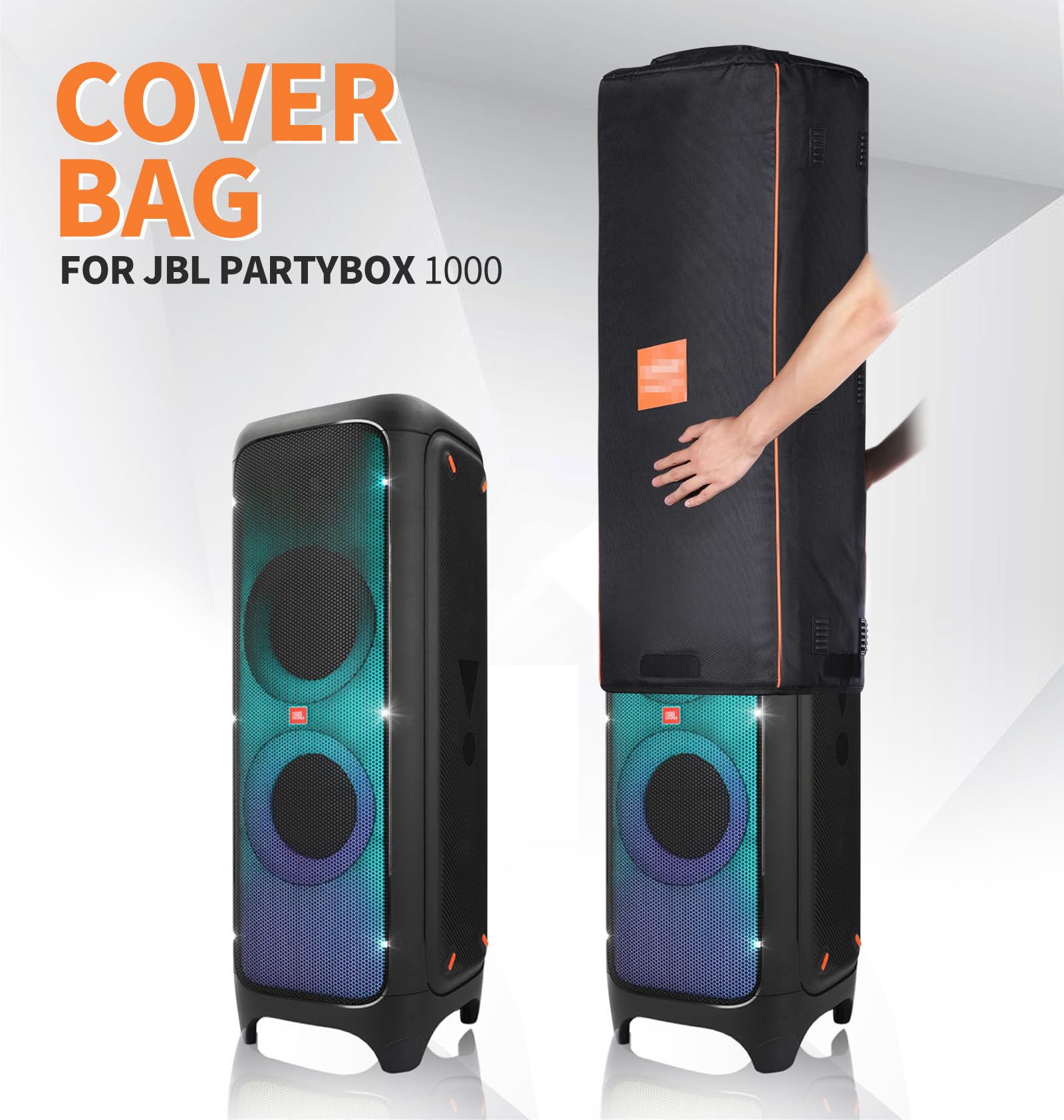 JBL PartyBox 1000 Speaker Travel Case - Durable Portable Carry Bag Backpack for JBL PartyBox Series Speakers - Perfect for Travel, Outdoor Parties & Events