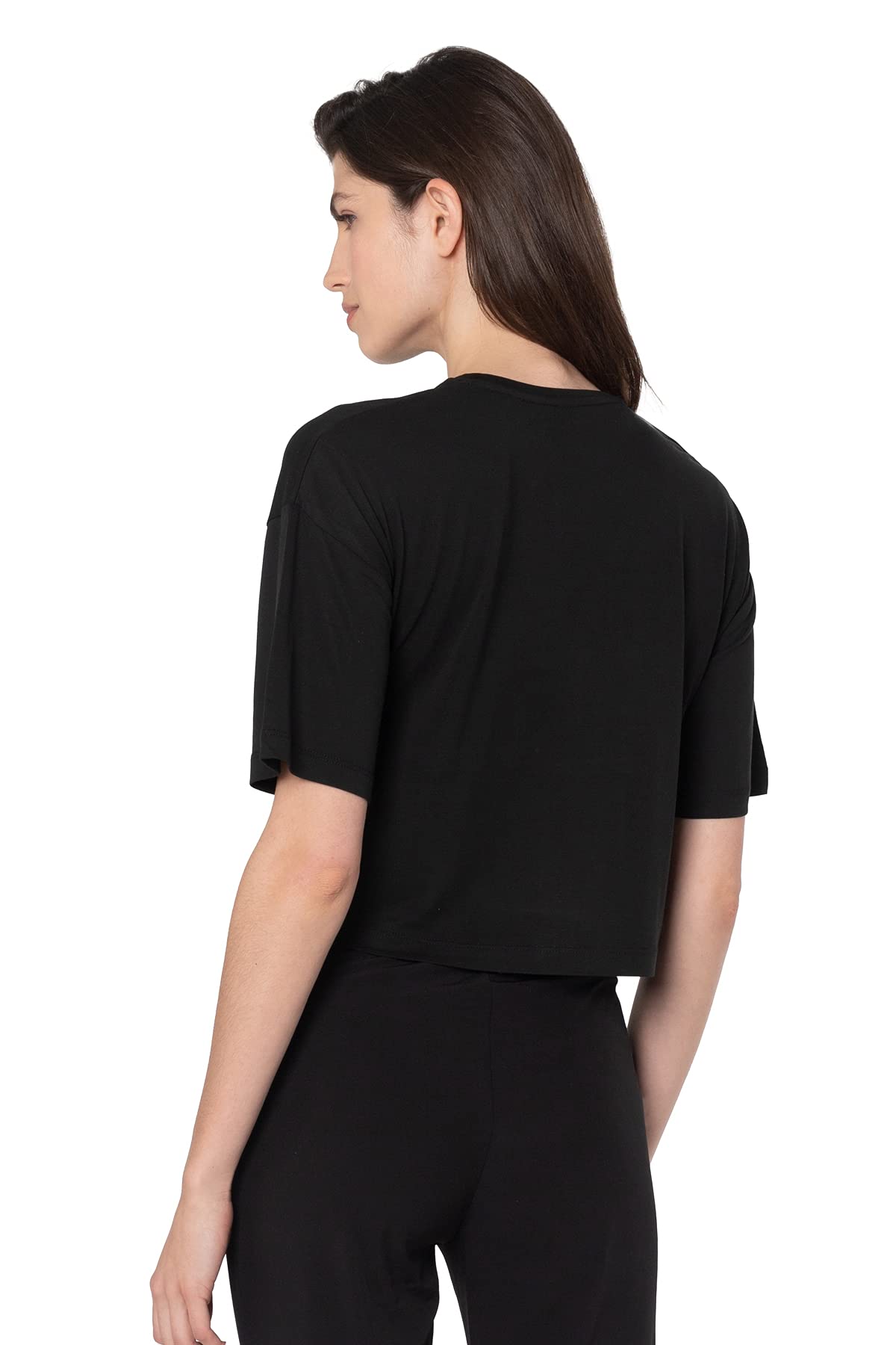 Pure & Simple Women’s Cropped T-Shirt - Soft Cotton Casual Tee for Summer | Perfect for Streetwear, Yoga & Everyday Outfits