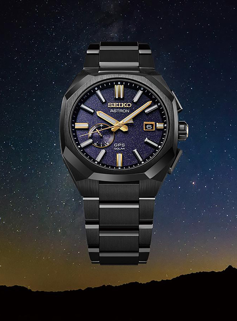 SEIKO Astron GPS Solar Watch 2024 Limited Edition SBXD021/SSJ021 - Japanese Made JDM - Starry Sky Design for Men's Luxury & Collectors - Perfect for Gifts, Business, and Special Occasions