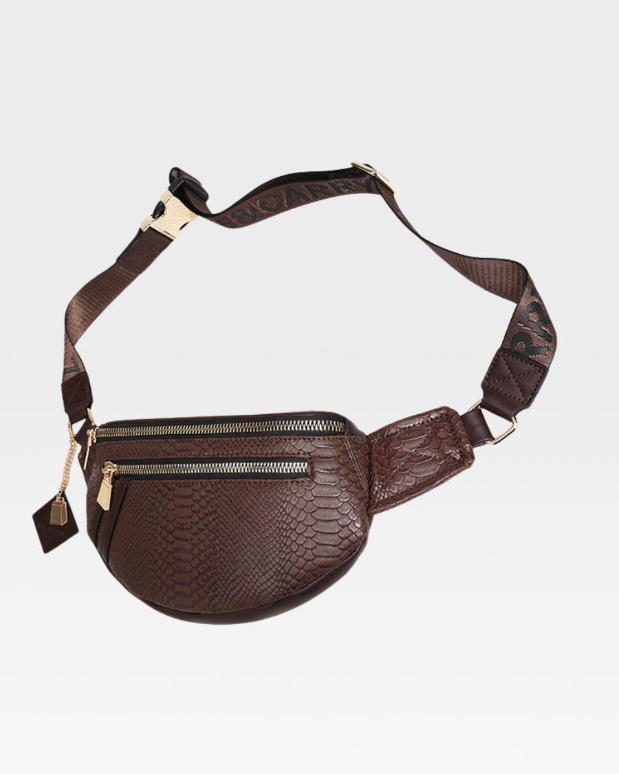 Apollo 1 Fanny Pack in Chocolate Brown - Water-Resistant Waist Bag for Hiking, Travel & Outdoor Adventures
