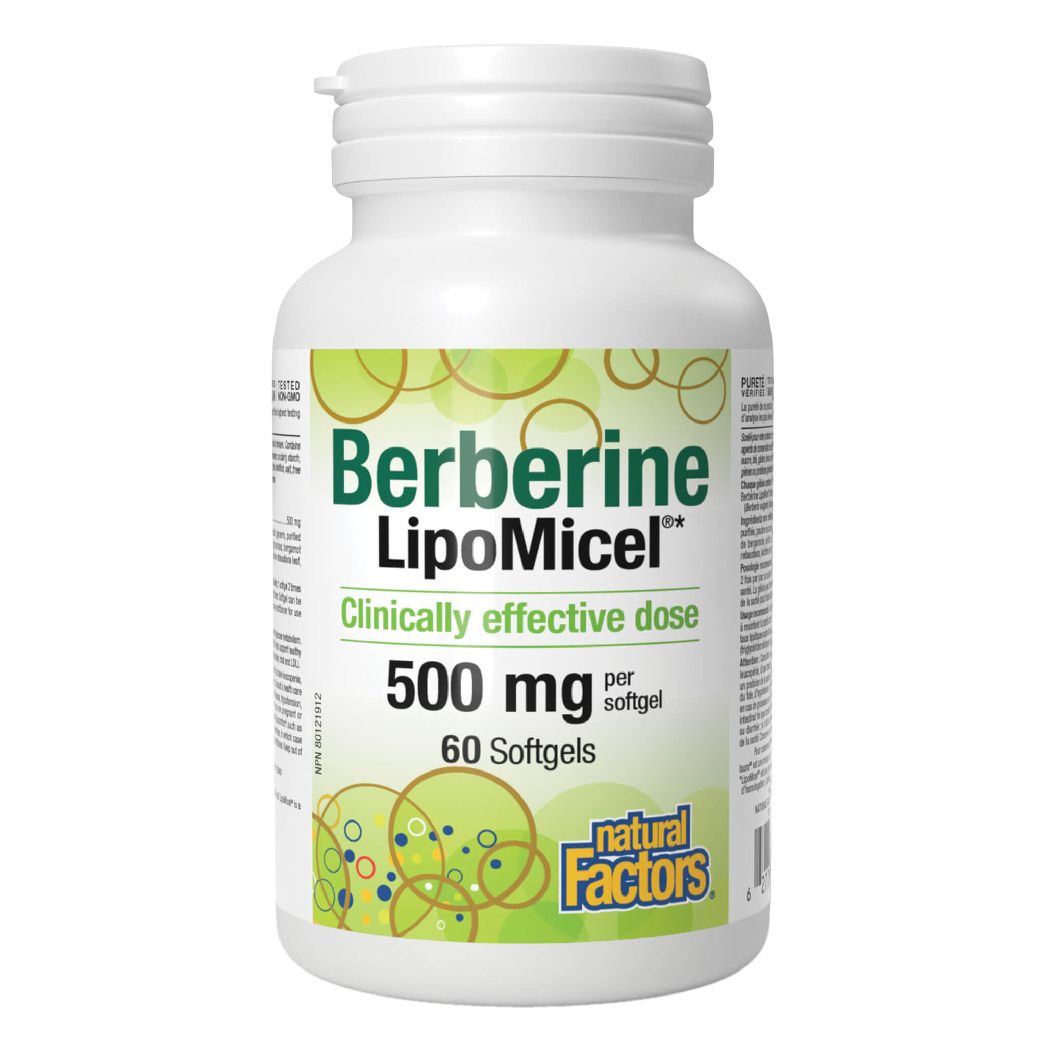 Premium Berberine LipoMicel Supplement for Blood Sugar Support - Natural Glucose Metabolism Aid - Vegan & Non-GMO - Supports Heart Health & Weight Management (Use for Daily Wellness Routine, Diabetes Prevention, and Metabolic Support)