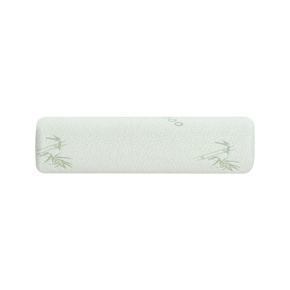 Giselle Bedding Memory Foam Pillow with Bamboo Cover - Orthopedic Neck Support Pillow for Side, Back & Stomach Sleepers - Ideal for Home, Office & Travel Use