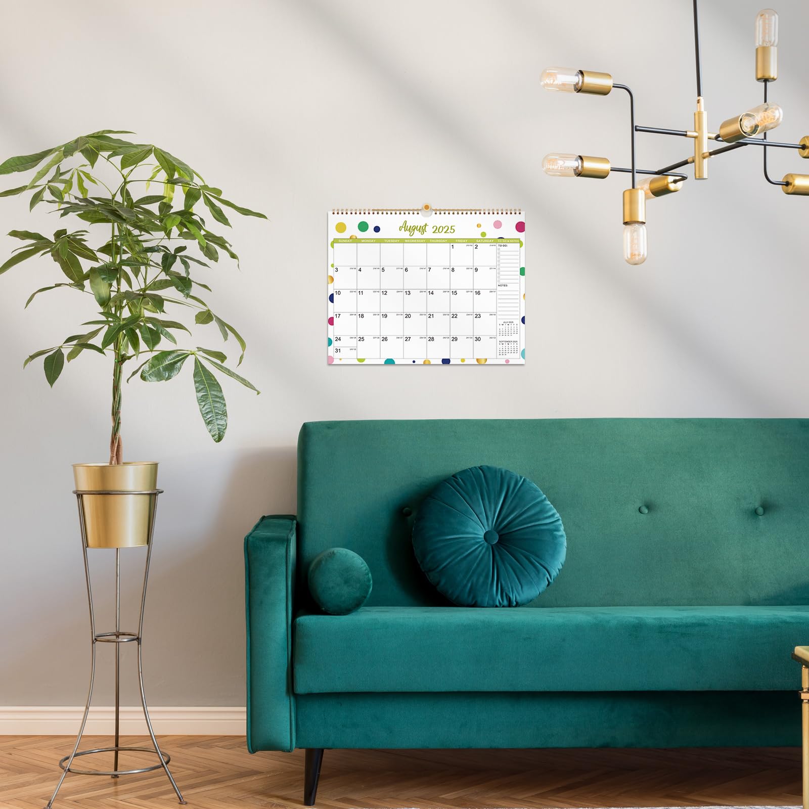 2025-2026 Wall Calendar - 18 Month Planner from July 2025 to December 2026 | 15