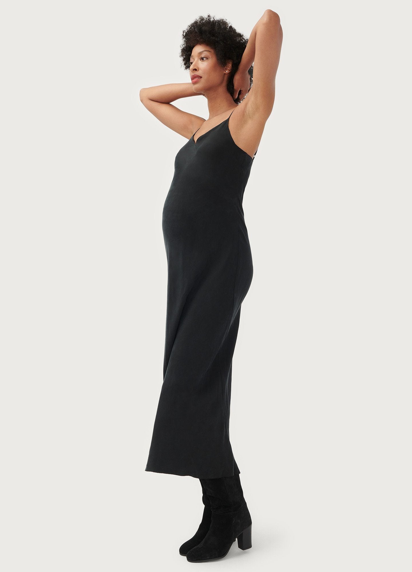 Ricky Slip Dress - Women's Elegant Satin Nightgown & Loungewear for Sleep, Date Night & Home Relaxation