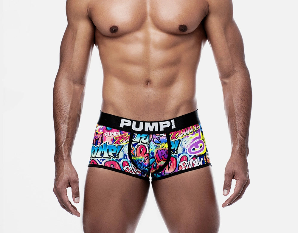 PUMP! Drip Boxer Graffiti - High-Quality Men's Underwear for Comfort & Style | Perfect for Gym, Workout & Everyday Wear