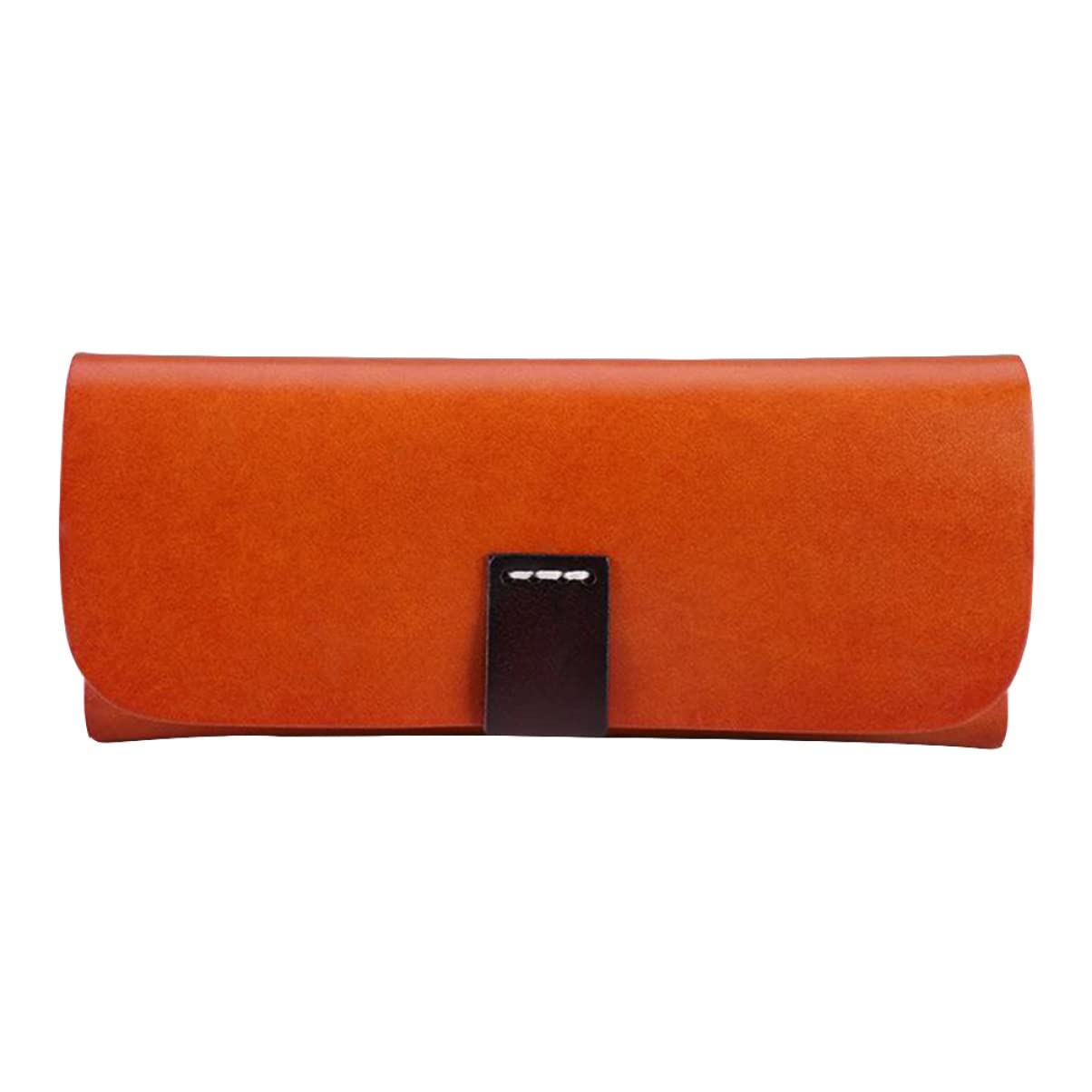 Premium Leather Eyeglasses Case with Metal Buckle - CALLARON Spectacle Bag for Glasses Storage & Protection - Perfect for Travel, Work & Everyday Use