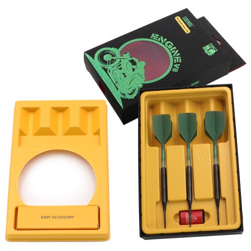 Premium 90% Tungsten Steel & Soft Tip Darts - Professional V8 Engine Design for Precision Play | Perfect for Bars, Home Game Rooms & Competitive Tournaments