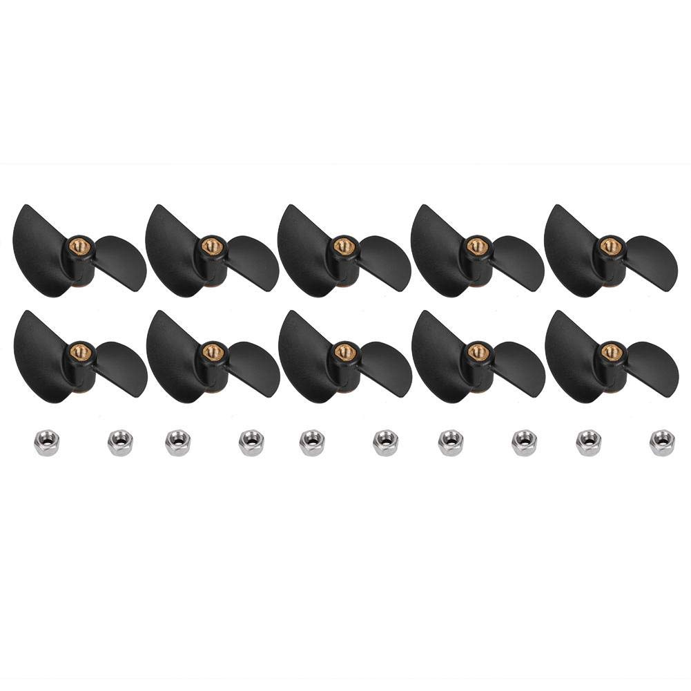 FT009 RC Boat Propeller 10pcs - Brushless Motor Replacement for Outdoor Water Play