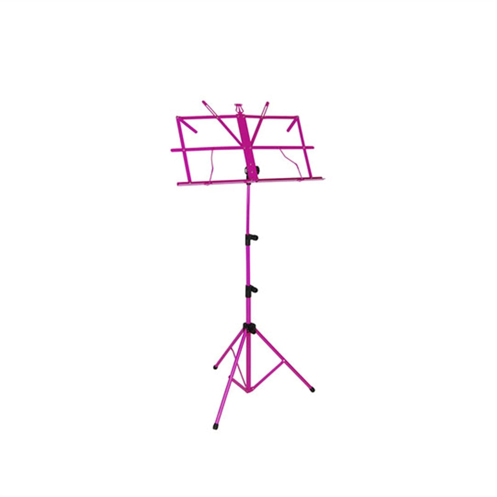 Universal Music Stand - Adjustable Folding Sheet Music Holder for Guitar, Violin, Erhu - Portable & Lightweight with Height Adjustment - Perfect for Home Practice, School, Orchestra & Outdoor Performances (Purple)
