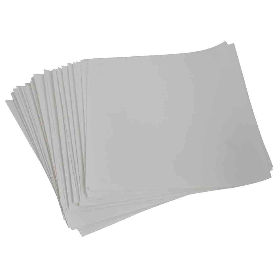 50-Piece Oil Absorbing Cooking Paper Set - Premium White Kitchen Parchment Sheets for Baking, Roasting & Air Frying - Perfect for Cookies, Pastries & Healthy Meal Prep