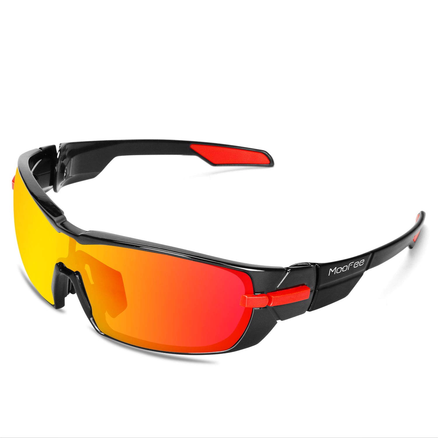 MooFee Polarized Sports Sunglasses for Men - UV Protection, Rotatable Legs, Lightweight Cycling & Running Glasses - Perfect for Outdoor Activities, Driving, and Hiking