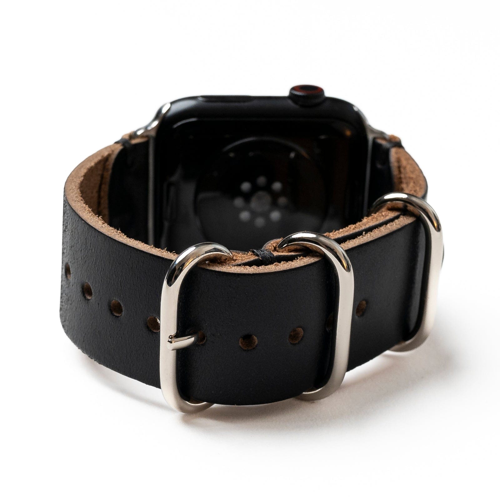 Genuine Leather Apple Watch Band - Premium Replacement Strap for Apple Watch Series 9/8/7/6/SE - Soft Comfortable & Adjustable - Perfect for Workouts, Office & Everyday Wear