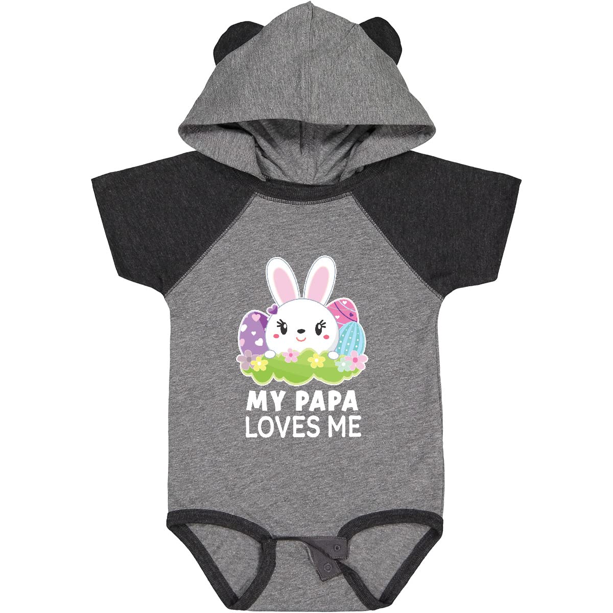 Inktastic Bunny Easter Eggs Baby Bodysuit - Perfect for Easter Gifts