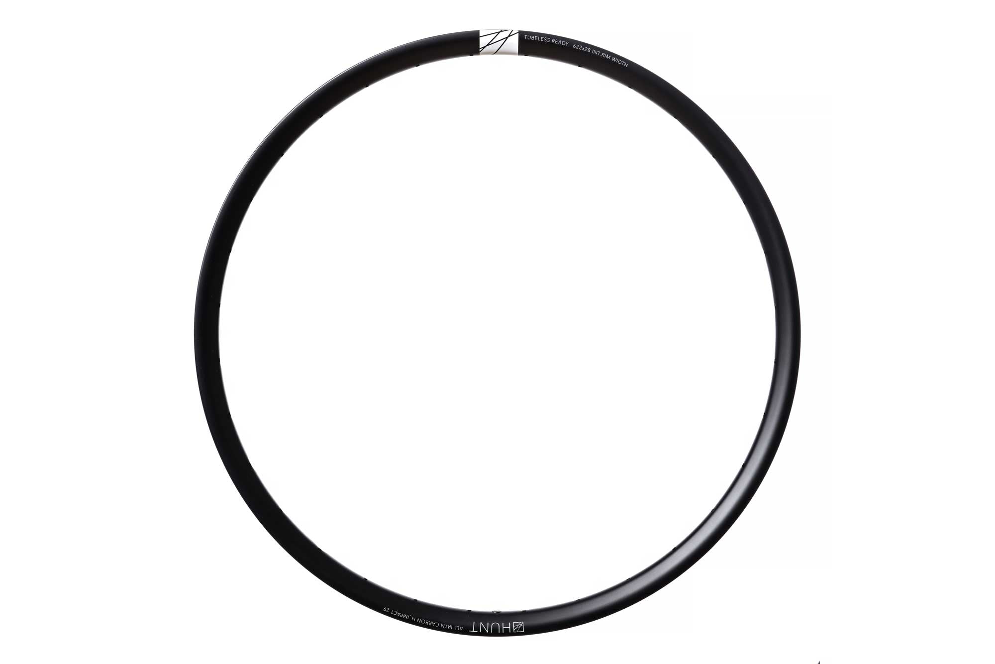 HUNT All Mountain Carbon H_Impact Rim - Lightweight Durable MTB Wheelset for Trail & Enduro Riding - Perfect for Off-Road Biking & Mountain Adventures