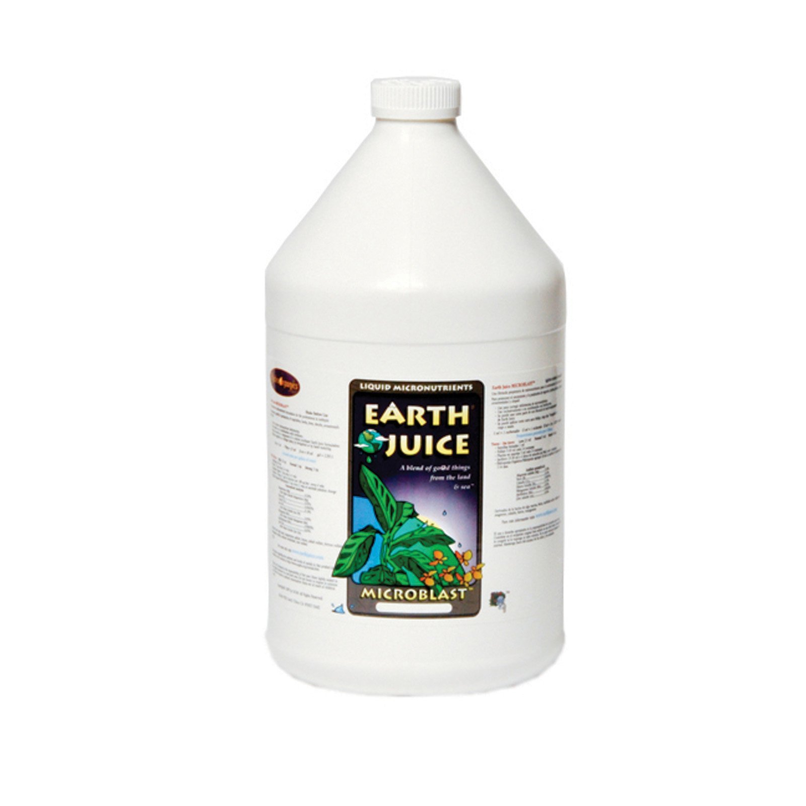 Microblast Earth Juice Plant Supplement - 1 Gallon | Organic Liquid Fertilizer for Indoor & Outdoor Plants | Perfect for Hydroponics, Gardening & Houseplants