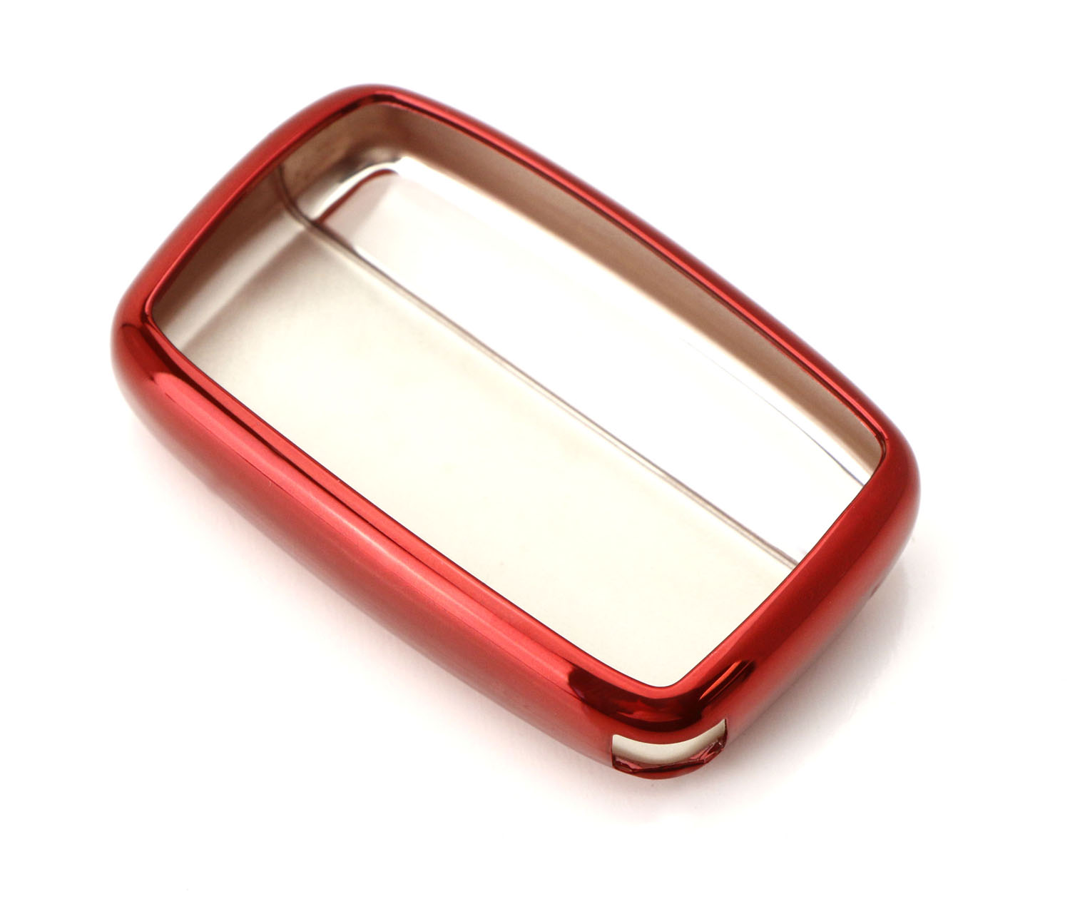 Premium Chrome Red TPU Key Fob Cover for 2010-2016 Land Rover Keyless Smart Key - Durable Protection & Stylish Upgrade for Car Keys