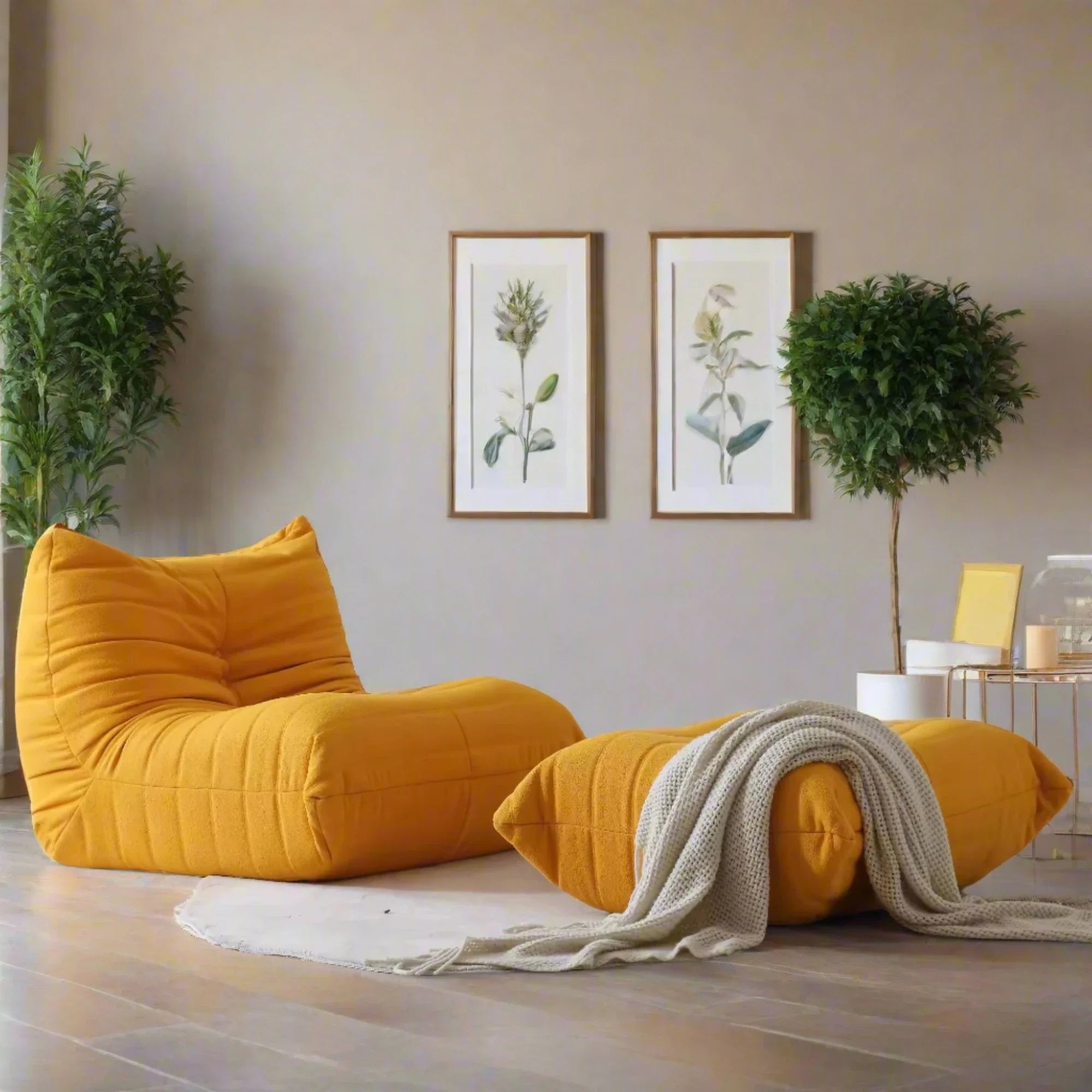 Modular Cozy Togo Sofa Set - Ultra Comfortable Modern Sectional Couch for Living Room | Perfect for Small Spaces, Apartments & Home Theater Seating