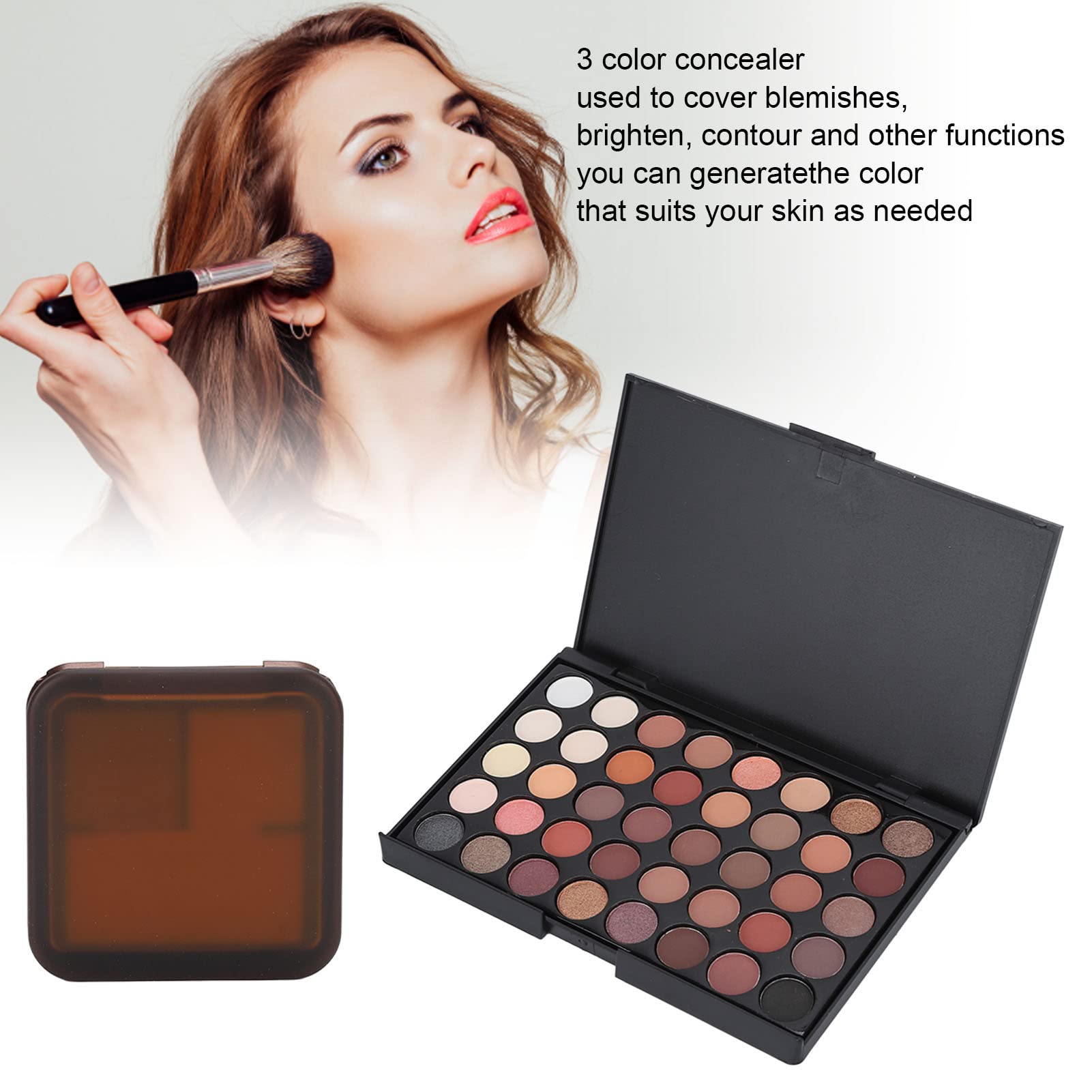 Highly Pigmented Eyeshadow Palette - Rich Colors for Natural Face Contouring | Egg Salon Makeup for Beginners | Perfect for Daily Wear & Professional Makeup Looks