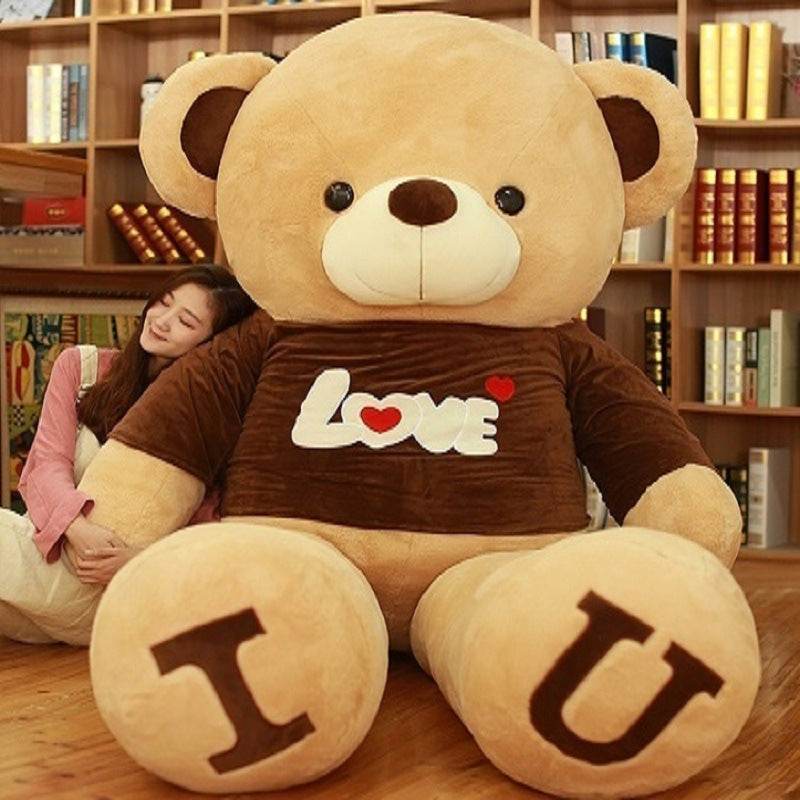 Big Cuddly Teddy Bear - Soft Plush Stuffed Animal Toy for Kids & Adults - Perfect for Gifts, Nursery Decor, and Comfort