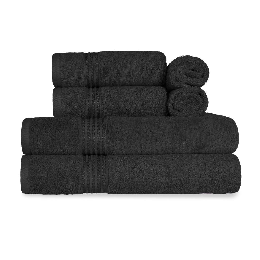 Premium 6-Piece Egyptian Cotton Towel Set - Ultra Soft, Highly Absorbent Bath Towels for Spa, Hotel & Luxury Home Use
