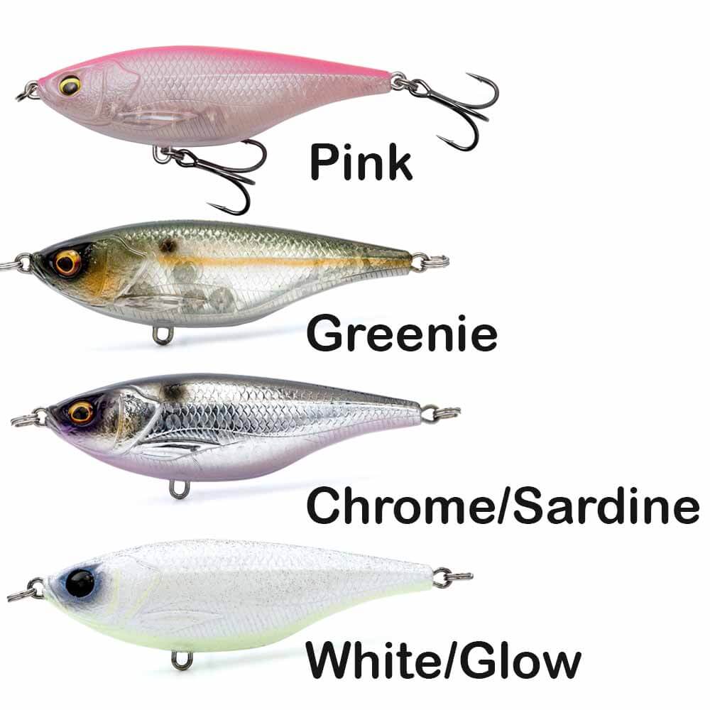 3IN Twitch Reaper Suspending Fishing Lure - Topwater Bass Fishing Bait for Freshwater & Saltwater - Ideal for Trout, Walleye, and Pike Fishing