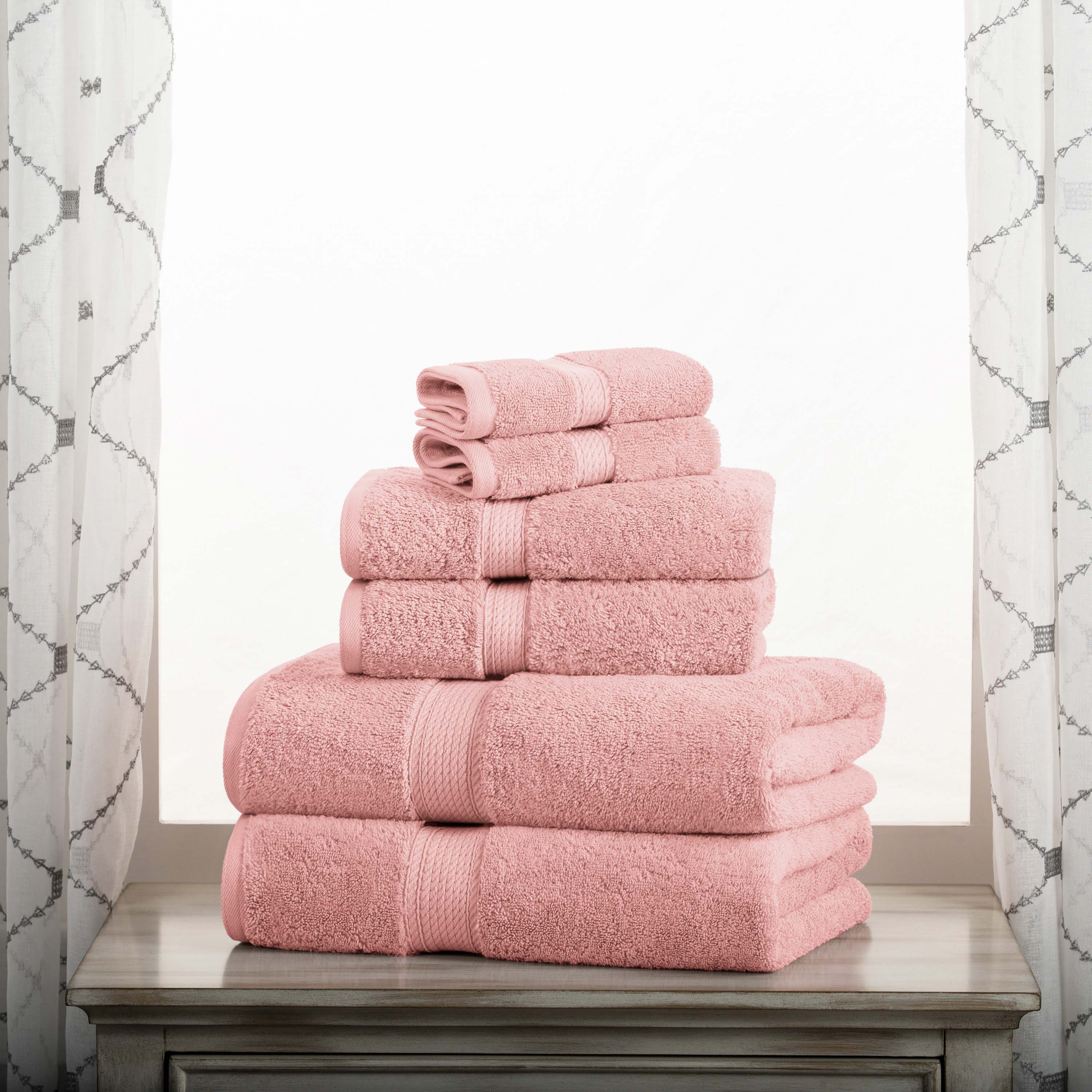 Premium 6-Piece Egyptian Cotton Towel Set - Ultra Soft, Heavyweight & Luxurious Bath Towels for Spa, Hotel & Home Use