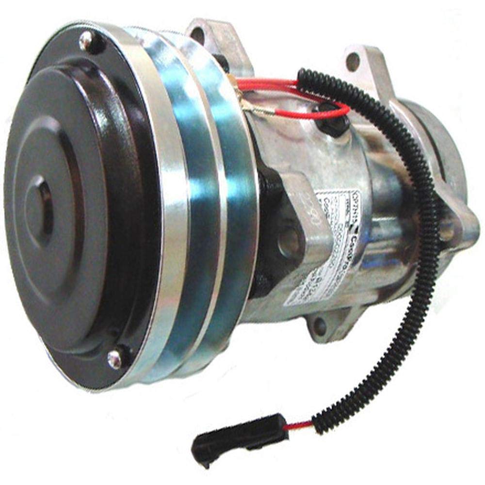 RAParts AMX10125 Sd7H15 Sanden Compressor Replacement for Case IH & Steiger Tractors - Heavy Duty AC System Component for Agricultural & Construction Equipment