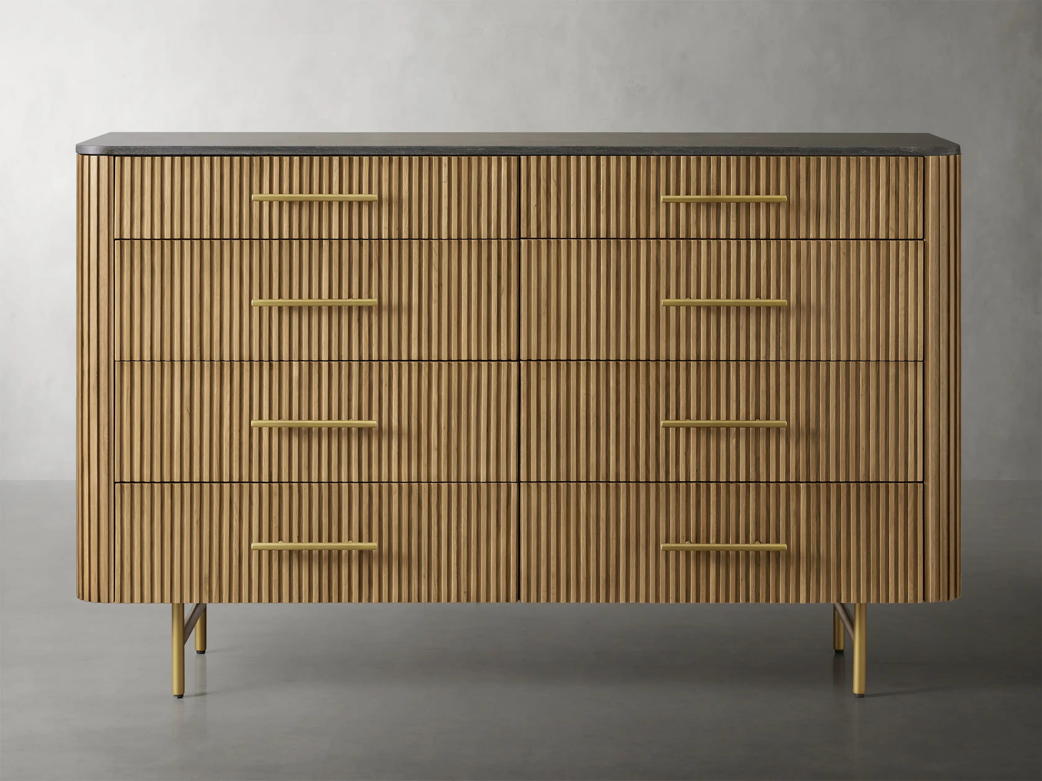 Fimley 8-Drawer Dresser for Bedroom - Solid Wood Chest of Drawers with Ample Storage Space | Perfect for Organizing Clothes, Bedding & Accessories in Master Bedroom, Guest Room or Dorm