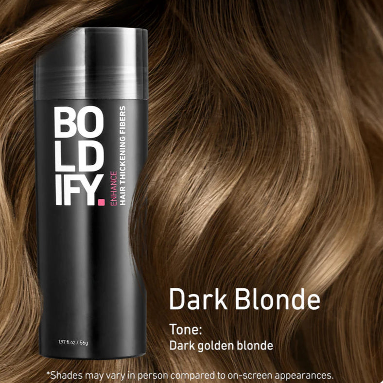 Boldify Hair Fibers for Thinning Hair - Instant Hair Thickening & Concealer for Men & Women - Natural-Looking Hair Loss Solution for Daily Use & Special Occasions
