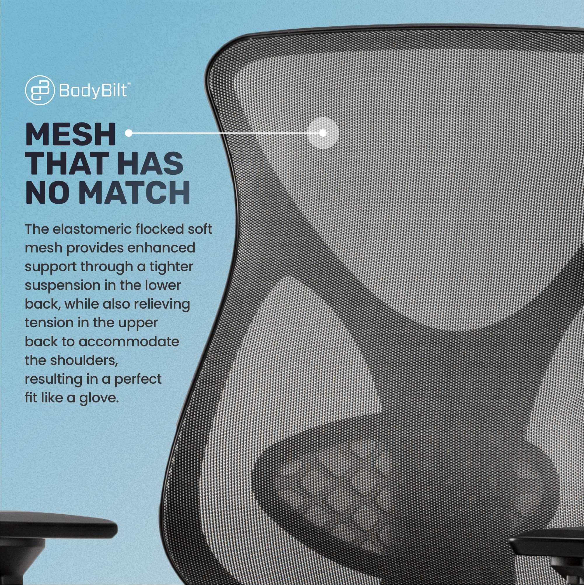Midcelli Mesh Back Office Chair - Ergonomic Desk Chair with Breathable Mesh for Home & Office Workspace