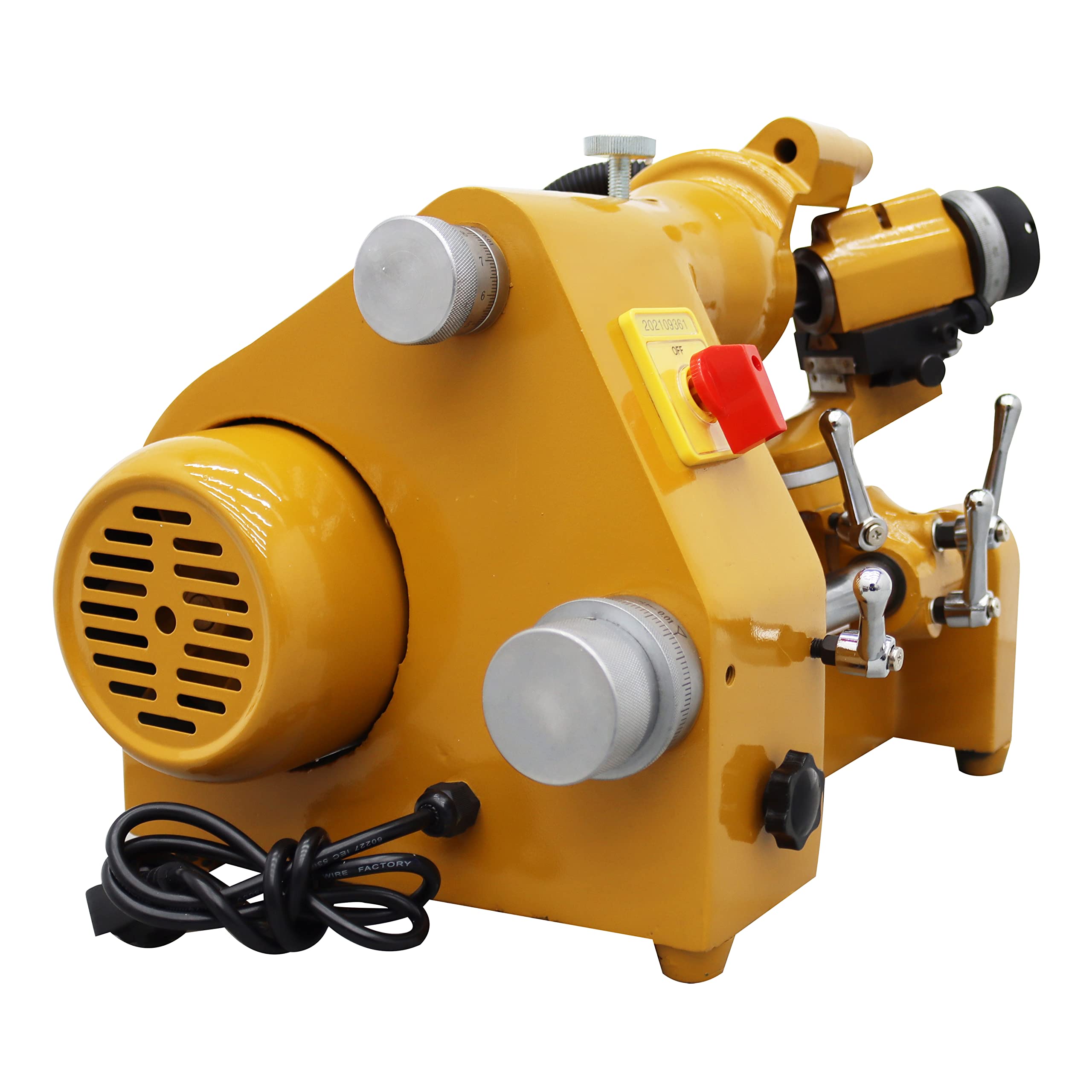 TECHTONGDA Professional Drill Bit Sharpener & End Mill Grinder - 220V R8 Collect Sharpening Machine for Twist Drills & Cutting Tools | Perfect for Metalworking, Woodworking & DIY Projects
