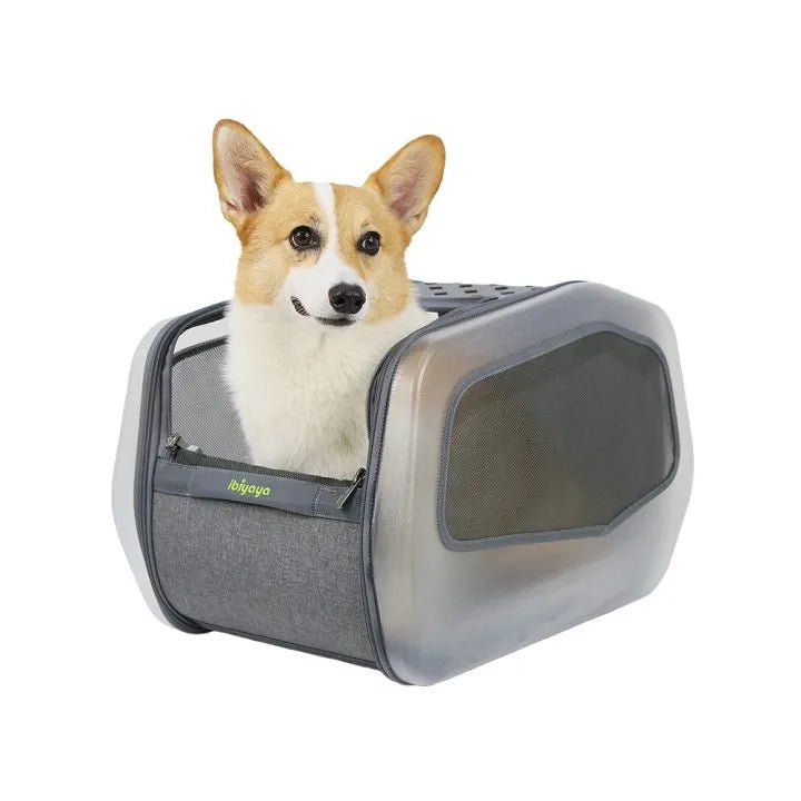 NeoRider Detachable Pet Stroller for Dogs & Cats - Lightweight, Foldable, Multi-Functional Silver Mist Stroller - Perfect for Travel, Shopping & Outdoor Adventures