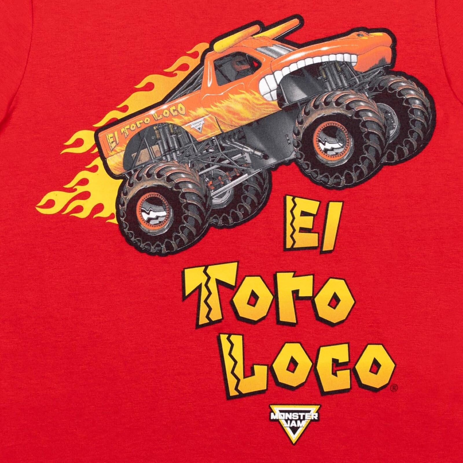Monster Jam El Toro Loco Zombie Maximum Destruction 4-Pack Graphic T-Shirts for Toddlers & Kids - Perfect for Playdates, Birthday Parties & Monster Truck Shows
