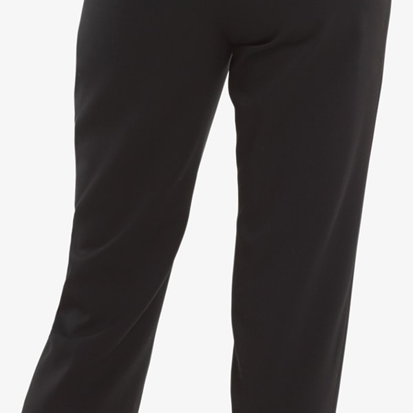 Mejia Light Twill Pants for Women - Comfortable Black Casual Trousers for Work, Office & Everyday Wear