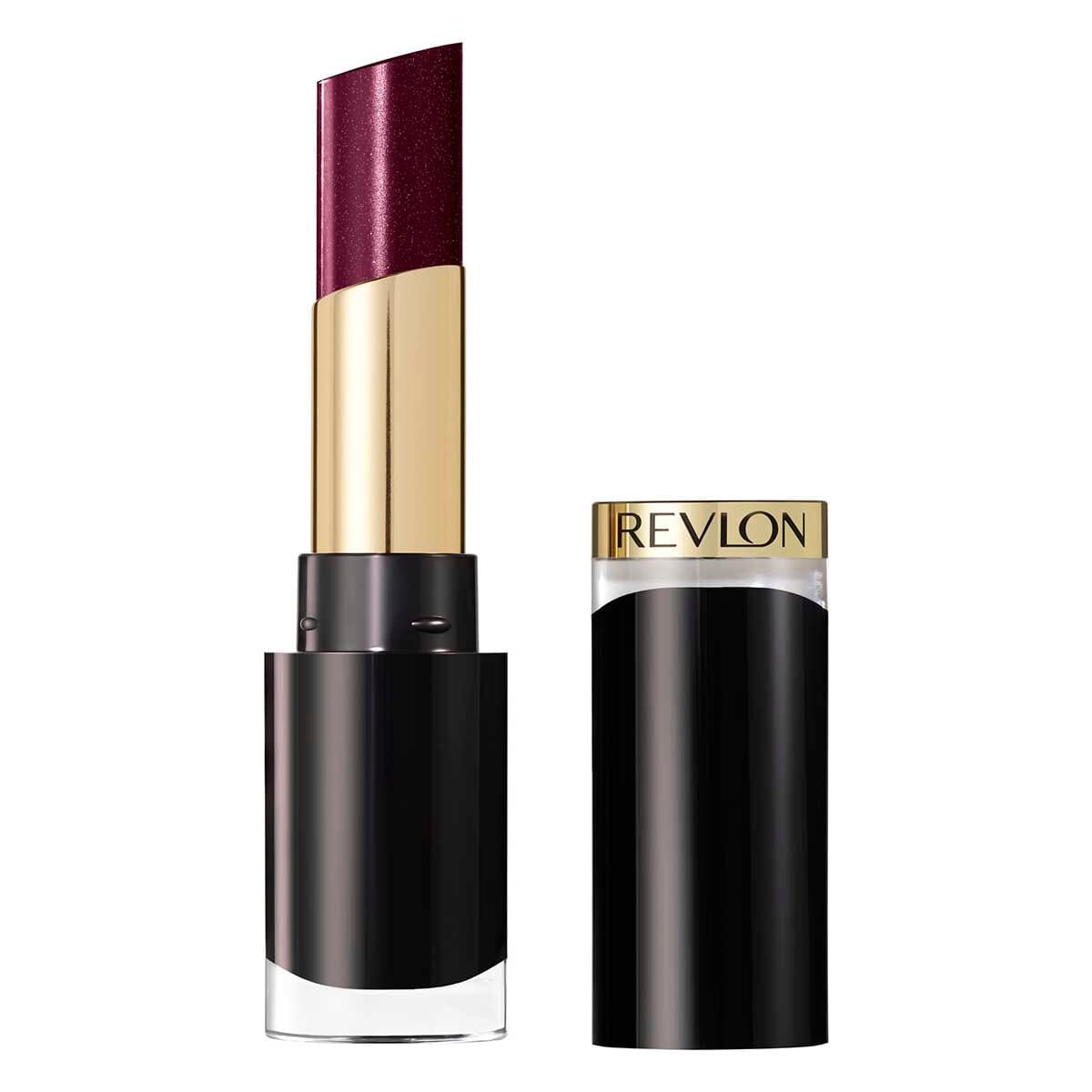 Revlon Super Lustrous Glass Shine Lipstick - Black Cherry Shade | Hydrating & Glossy Finish | Perfect for Date Night & Special Occasions