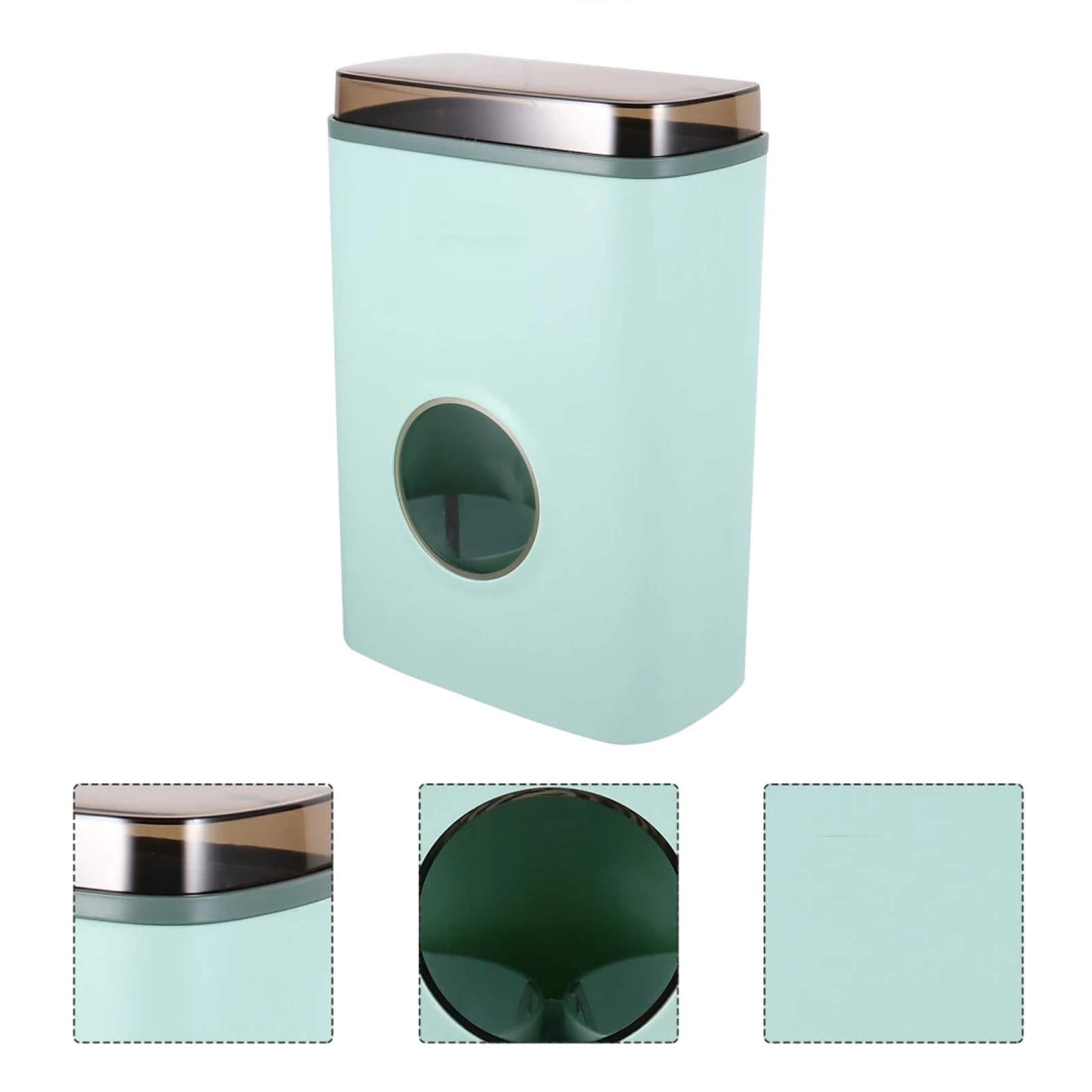 Wall Mounted Paper Cup Dispenser - Green Single Cup Holder for Kitchen, Office & Restaurant - Space Saving Hanging Cup Organizer for Easy Access