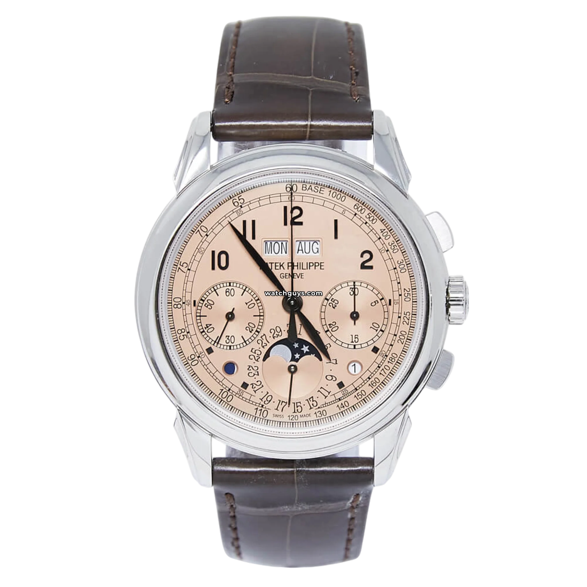 Patek Philippe Grand Complications 5270P-001 Platinum Perpetual Calendar Chronograph Men's Watch - Luxury Timepiece for Collectors & Special Occasions