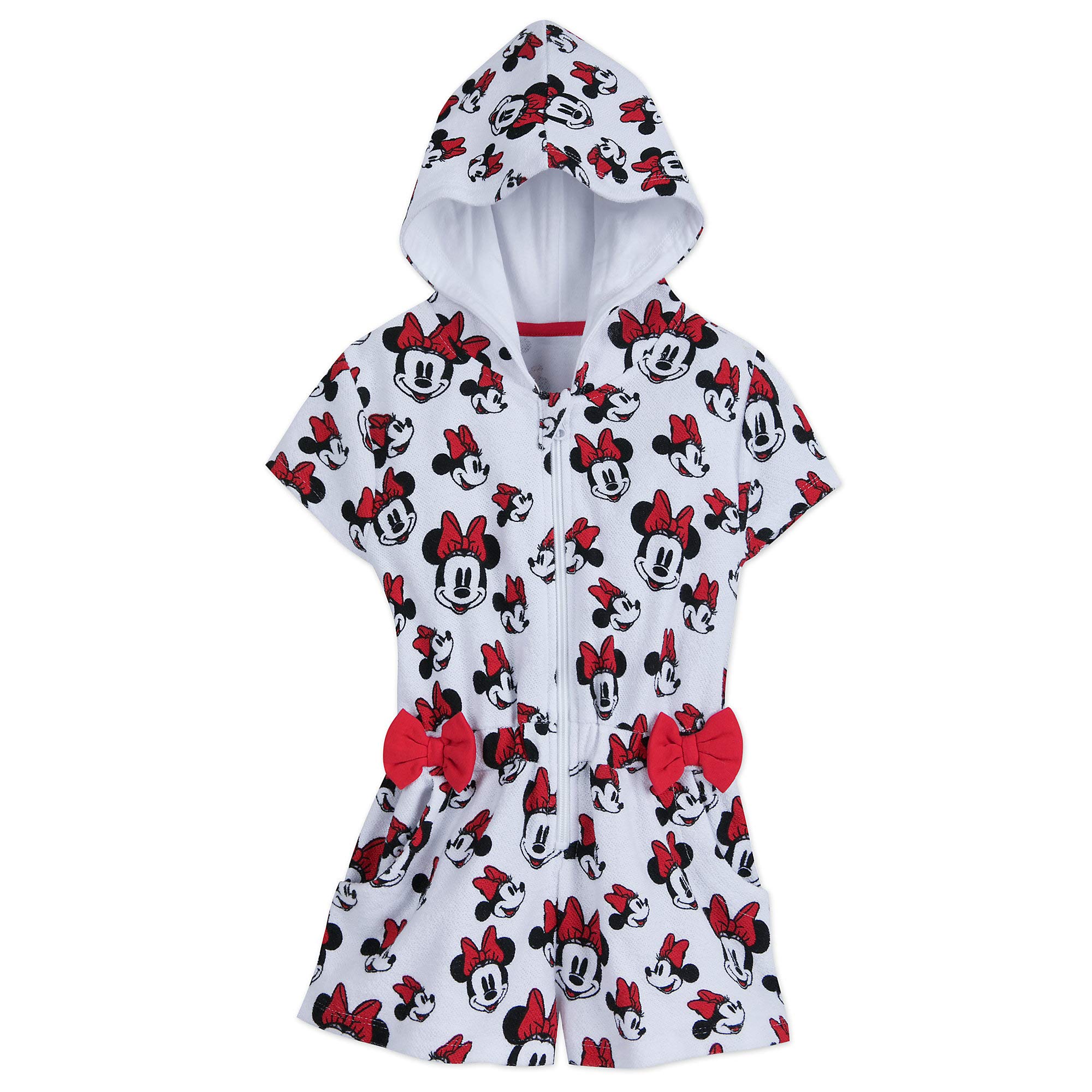 Minnie Mouse Swim Cover Up for Girls - Red Disney Princess Beach Dress - Perfect for Pool, Beach & Summer Vacations
