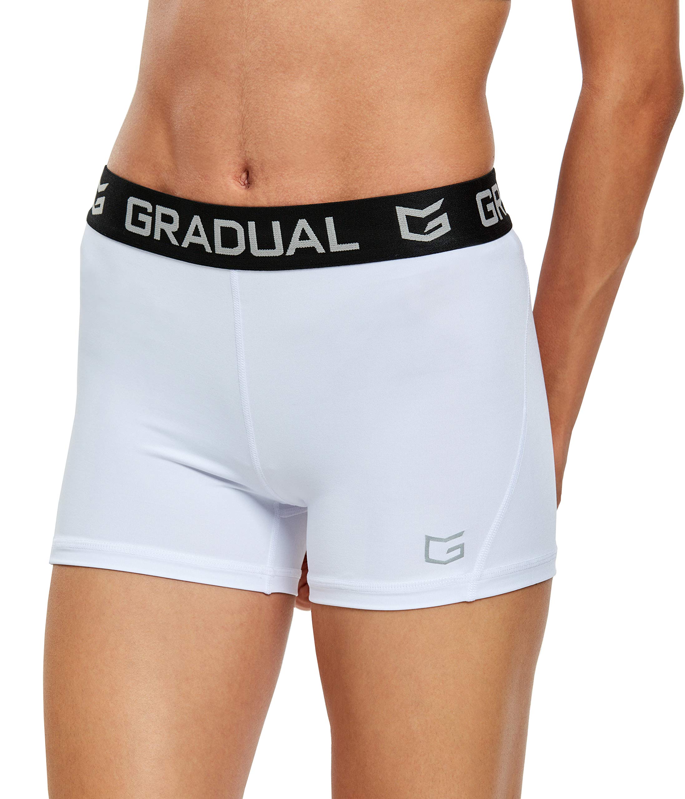 Women's Spandex Compression Volleyball Shorts - 3