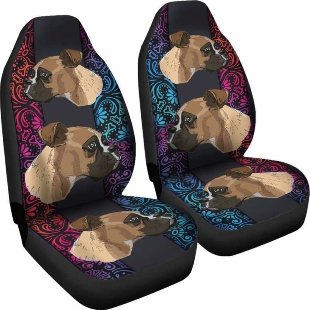 Premium Boxer Car Seat Covers - Universal Fit for Most Vehicles (060 102918) | Durable & Comfortable Protection for Pets, Kids & Daily Commute