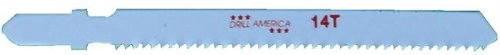 Drill America 14 TPI Jigsaw Blade - DMS Series High Precision Saw Blades for Wood, Metal & Plastic Cutting | Perfect for DIY Projects, Carpentry & Home Renovations